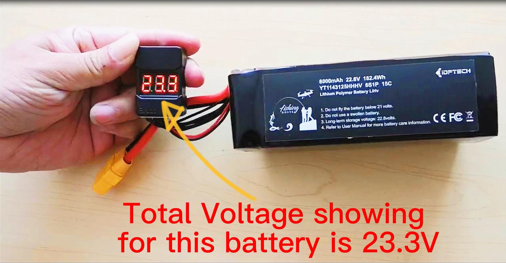 Battery capacity checker